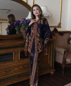 Kebaya Mekar Navy Blue
