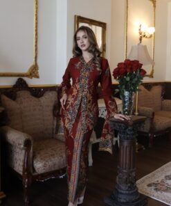 Kebaya Mekar Maroon