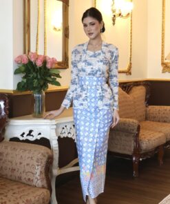 Mariposa White Blue