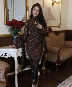 Kurung Demure Rosie Brown Black