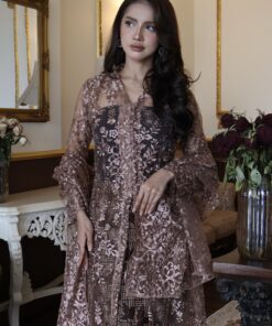 Selendang Lace New Brown