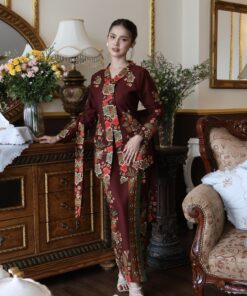 Mekar Flower Maroon