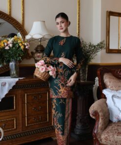 Kurung Mekar Emerald Green