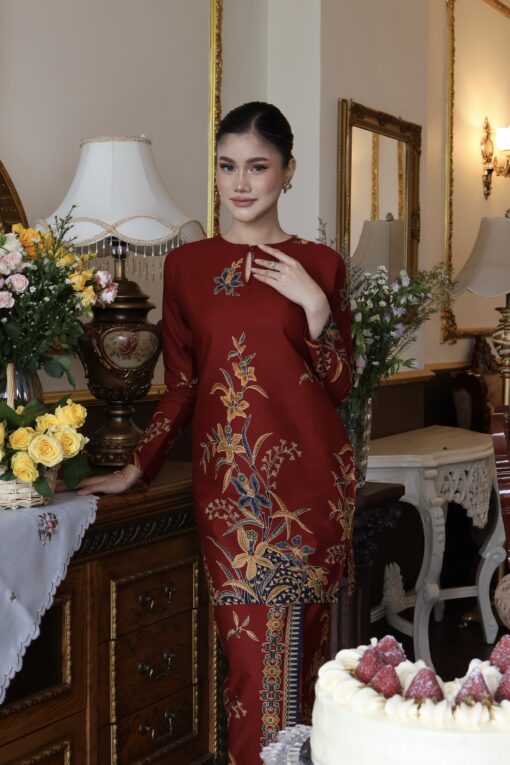 Kurung Mekar Maroon - Image 2