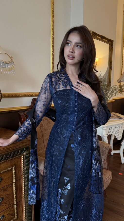Mawar Glitter Navy Blue - Image 2
