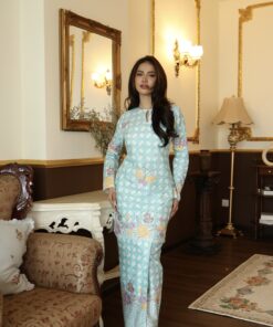 Kurung Mekar Pastel Green