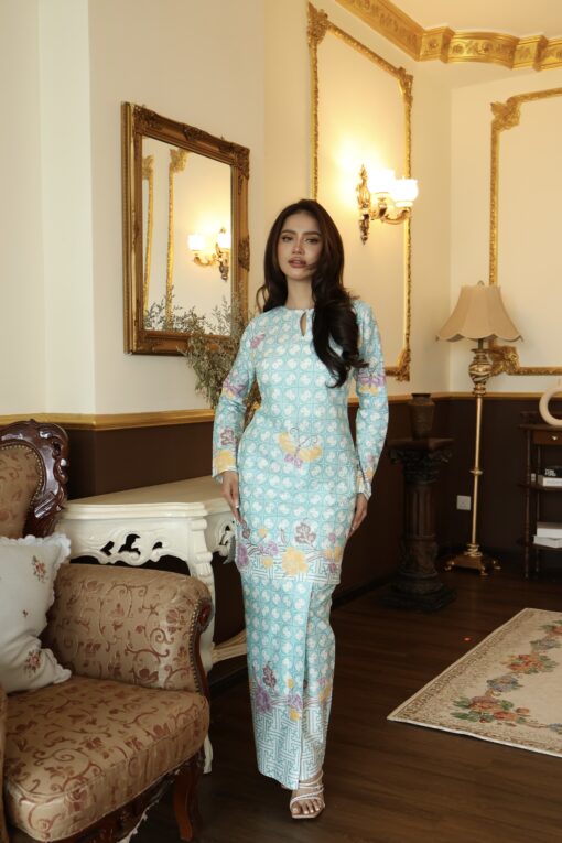 Kurung Mekar Pastel Green