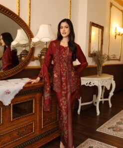Kebaya Putri Dark Maroon