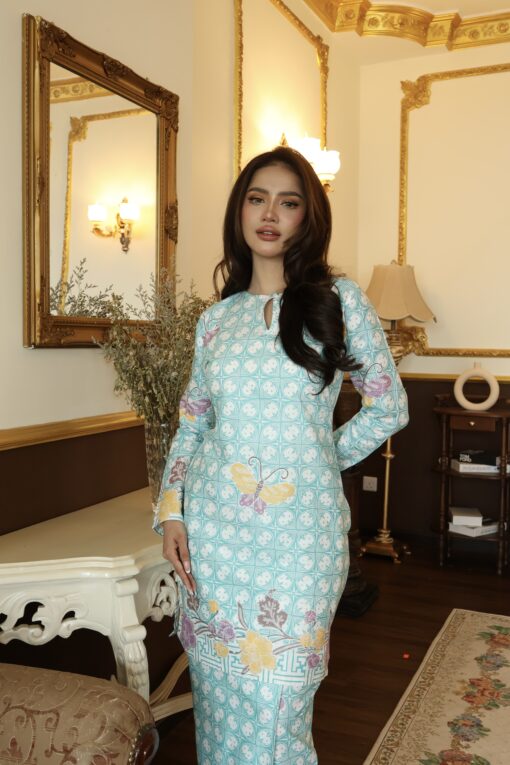 Kurung Mekar Pastel Green - Image 2