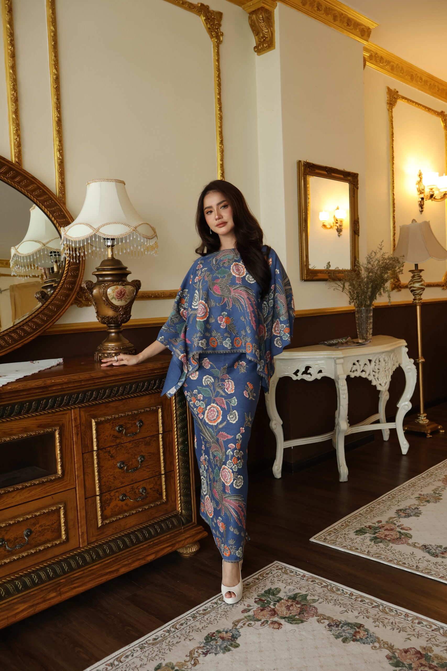 Kurung Ayu Denim Blue