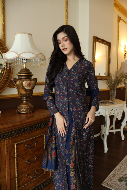 Kebaya Sabella Navy Blue - Image 2