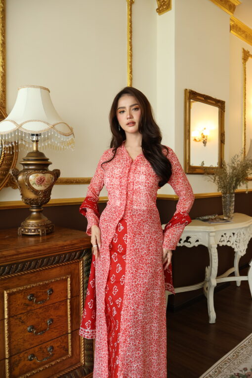 Kebaya Sabella Maroon - Image 2