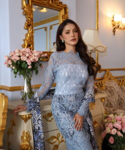 Kurung Melina Dusty Blue