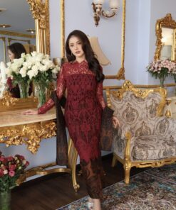 Kurung Melina Maroon