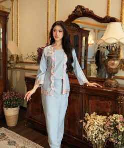 Kebaya Marria Soft Powder Blue