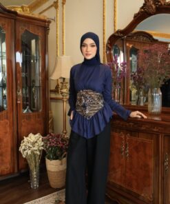 Blouse Selena - Navy Blue